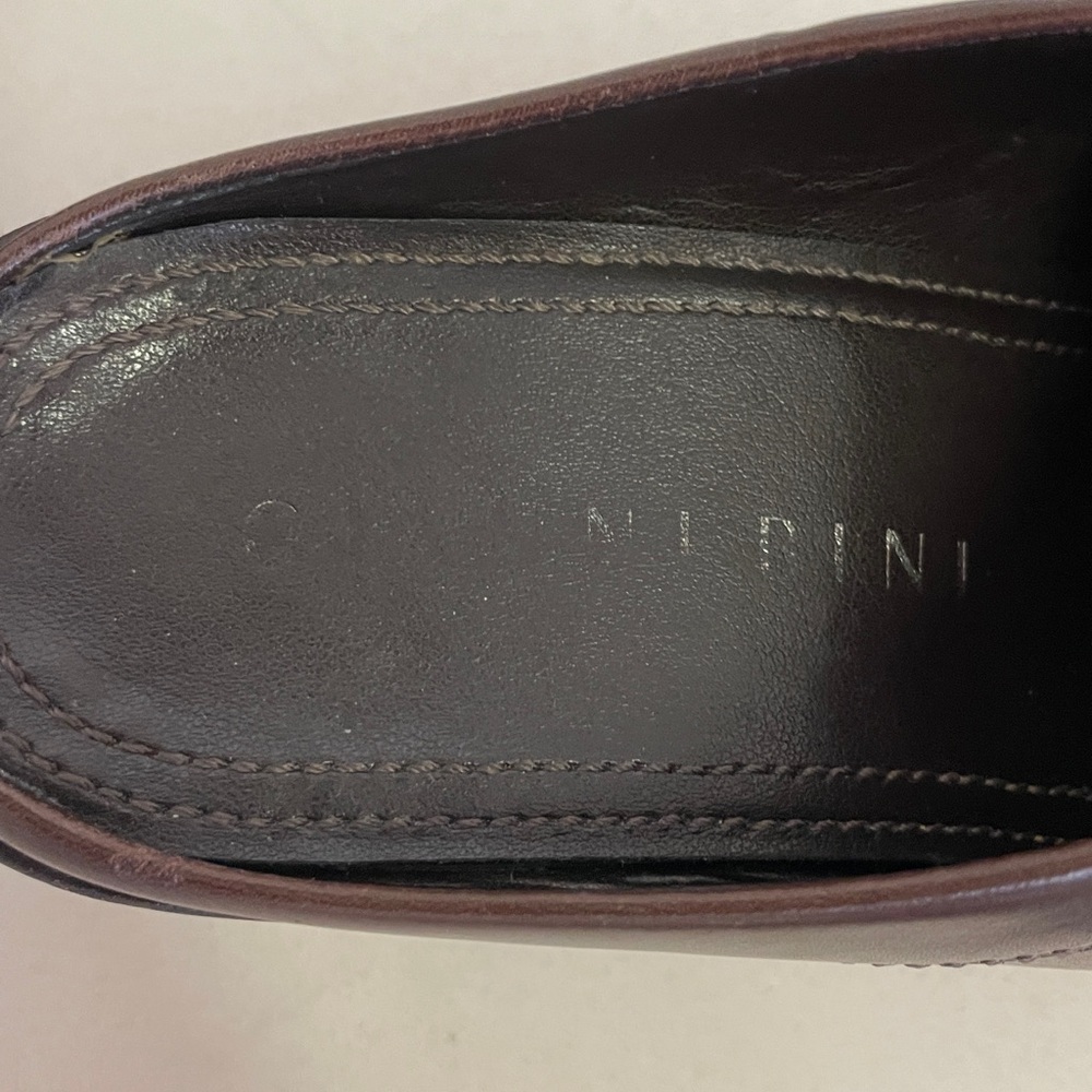 Gianni Bini Western Boot Square Toe Cut Out Mules 6 Brown Cowgirl Nashville - Picture 3 of 7
